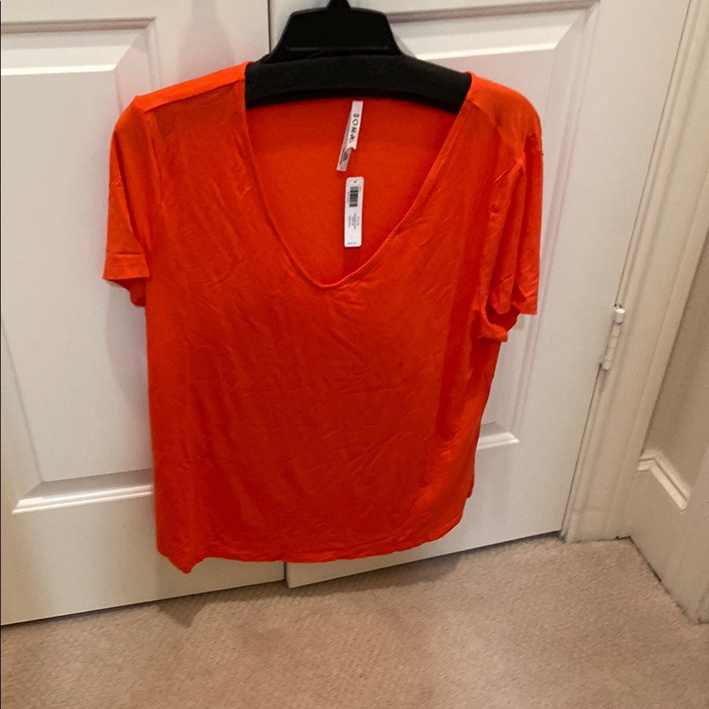 Soma cool nights short sleeve pajama top Sz L
